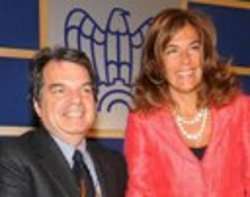 Renato Brunetta ed Emma Marcegaglia Renato Brunetta ed Emma Marcegaglia