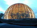 Globe of Science and Innovation and installed at CERN, Switzerland, foto Karoly Lorentey Globe of Science and Innovation and installed at CERN, Switzerland, foto Karoly Lorentey