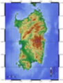 Sardegna, Mappa topografica - Foto di Zamonin Sardegna, Mappa topografica - Foto di Zamonin
