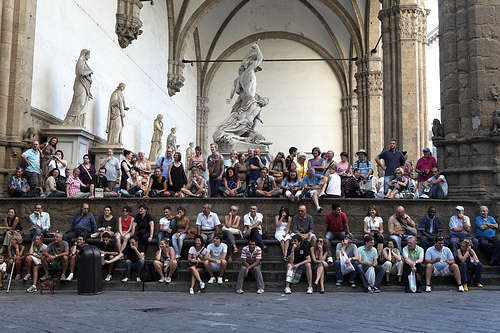 Turisti a Firenze - foto di Roberto Trm